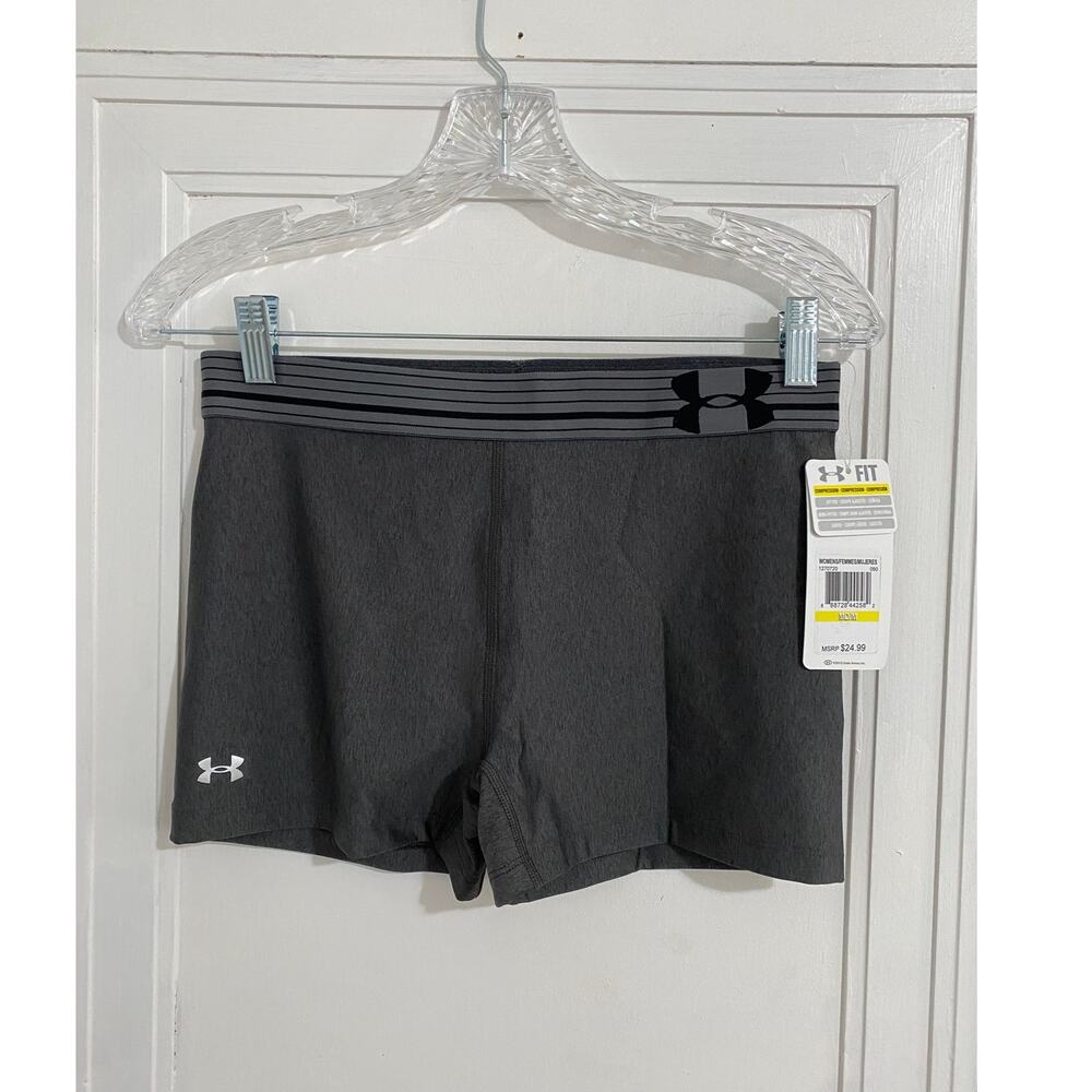 NWT Under Armour Compression Shorts Women's Medium 3"